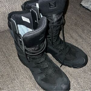 Salomon Black High-Top Boots XA FORCES 8 GORE-TEX